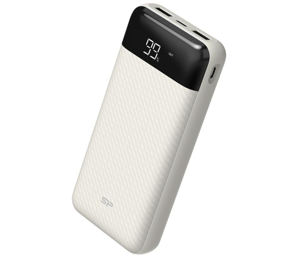 SILICON POWER GP28 LED 10,000mAh Biały SP10KMAPBKGP280W - 581799 - zdjęcie 2
